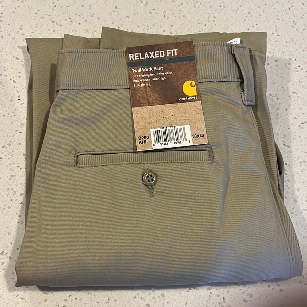 Carhart twill work pant
